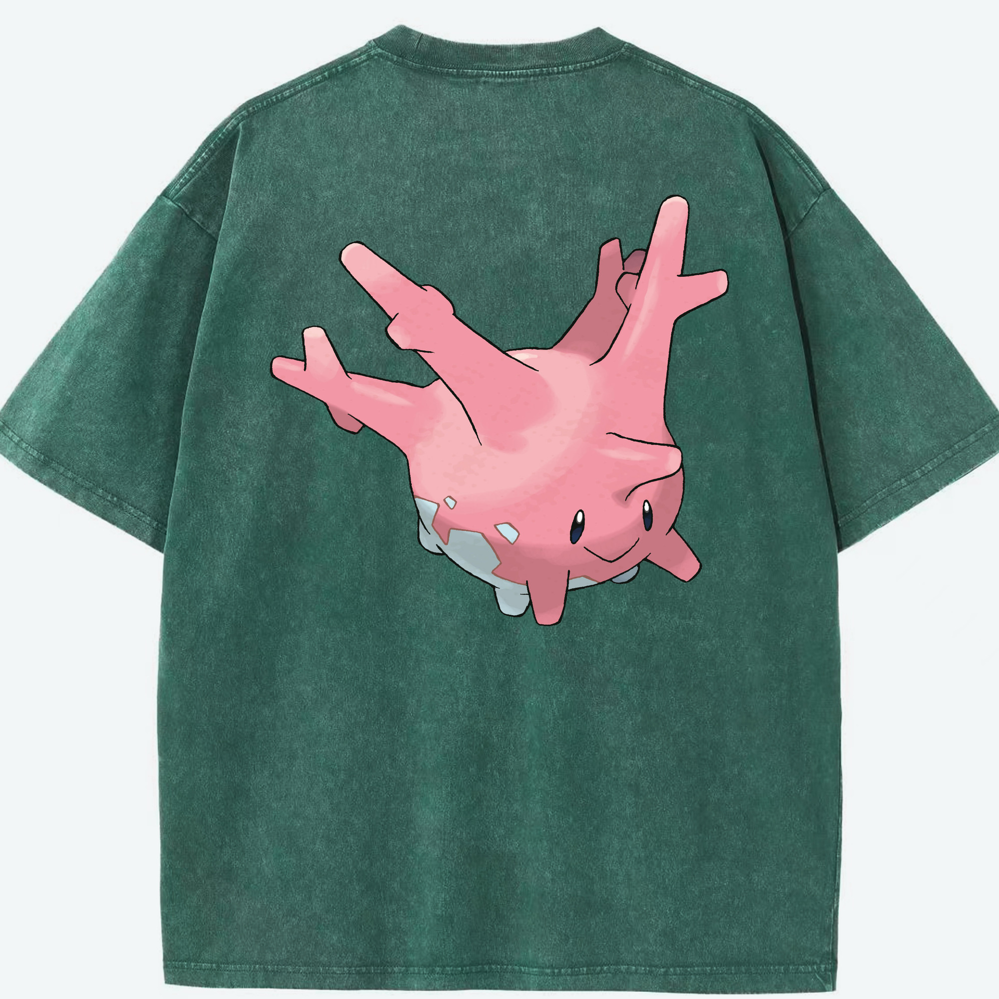 （画像用） ポケットモンスター Pokémon 綿100% ヴィンテージ風 半袖Tシャツ（背面プリント）